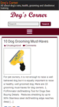 Mobile Screenshot of dogscorner.great-discovery.com