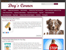 Tablet Screenshot of dogscorner.great-discovery.com